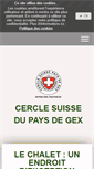 Mobile Screenshot of le-chalet-suisse.fr